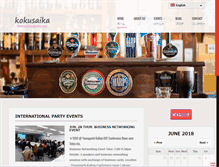 Tablet Screenshot of internationalparty.com